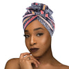 PRE-TIED Women African Turban with Rose Flower Knot | Pre-Tied Bonnet Beanie Cap Headwrap| Stretch Jersey Solid Colors and Floral Knit Wraps Scarf - Laura Baby and Company