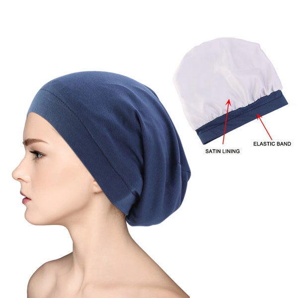 Satin Silk Lined Sleep Cap Beanie Slap Hat – Gifts for Women - Laura Baby and Company