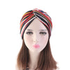 PRE-TIED Pack of 9 PCS African Flower Knot Cap
