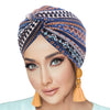 PRE-TIED Pack of 9 Women African Turban with Rose Flower Knot | Pre-Tied Bonnet Beanie Cap Headwrap| Stretch Jersey - Laura Baby and Company