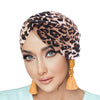 PRE-TIED Pack of 9 Women African Turban with Rose Flower Knot | Pre-Tied Bonnet Beanie Cap Headwrap| Stretch Jersey - Laura Baby and Company