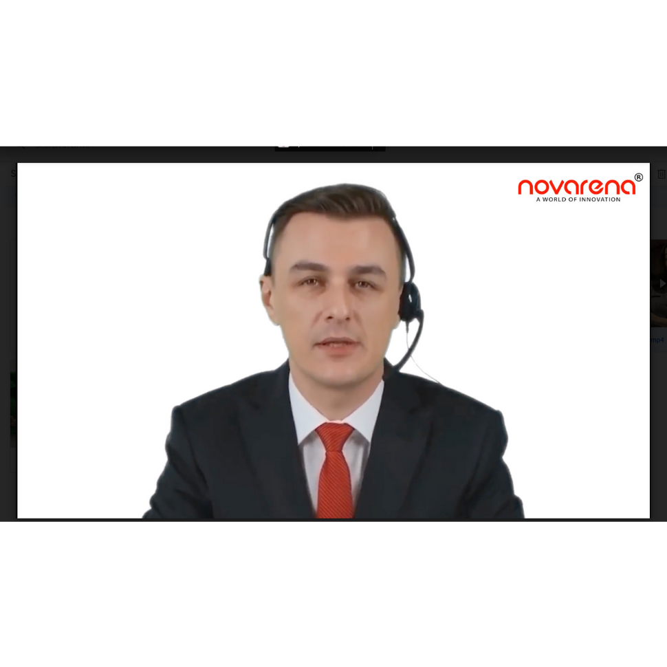 NOVARENA 2-in-1 Portable Green Screen Backdrop