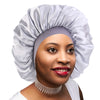 Women Satin Lined Sleeping Bonnet Caps
