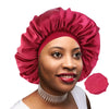 Women Satin Lined Sleeping Bonnet Caps