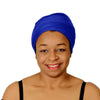 Royal Blue African Turban Hair Scarf