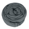 Novarena Smoky Gray Solid Color Head Wrap Stretch Long Hair Scarf Turban Tie Kente African Hat Jersey Knit Headwrap - Laura Baby and Company