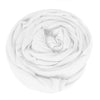 White Stretch Long Hair Scarf Turban