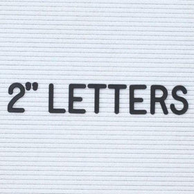 Safe White Felt Letter Board Letters