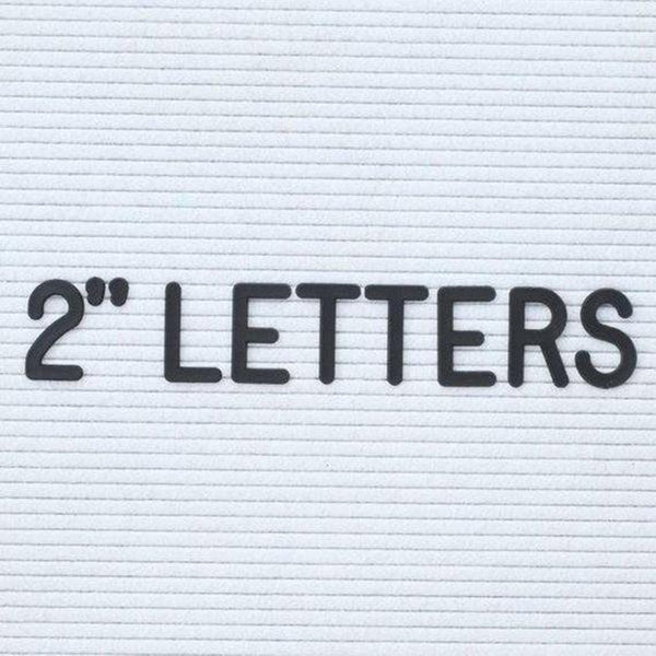 Changeable White Felt Letter Board Letters
