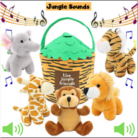 Jungle Friends Talking Plush Animals