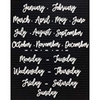 Black or White Felt Letter Board Letters - 3/4